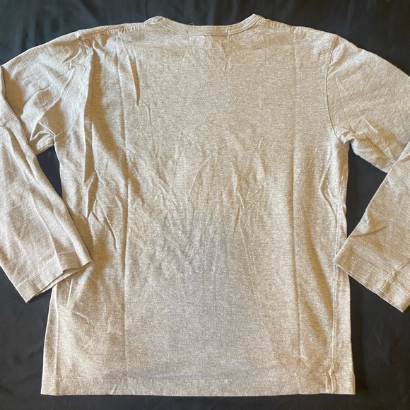 Comme des Garcons Play Grey Longsleeve Tee - Picture 5 of 5